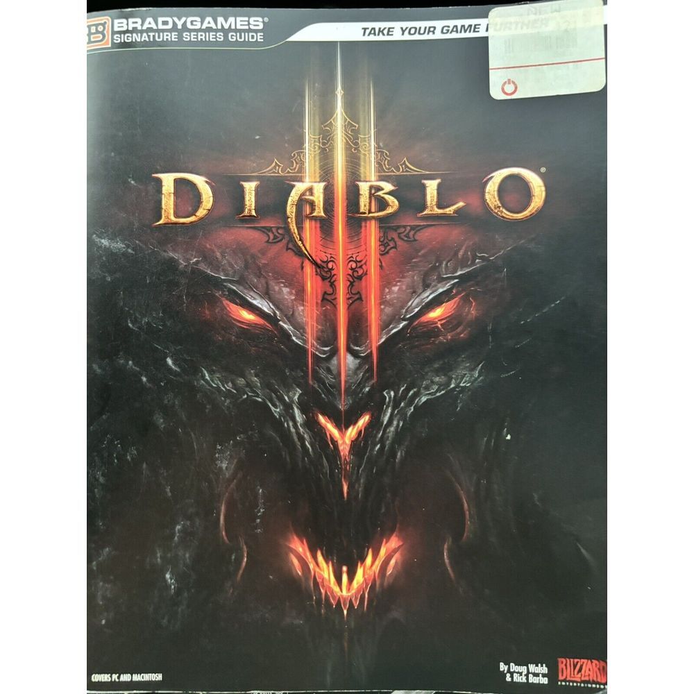 Diablo 3 III Brady Games Official Signature Series‎ Strategy Guide for PC & Mac